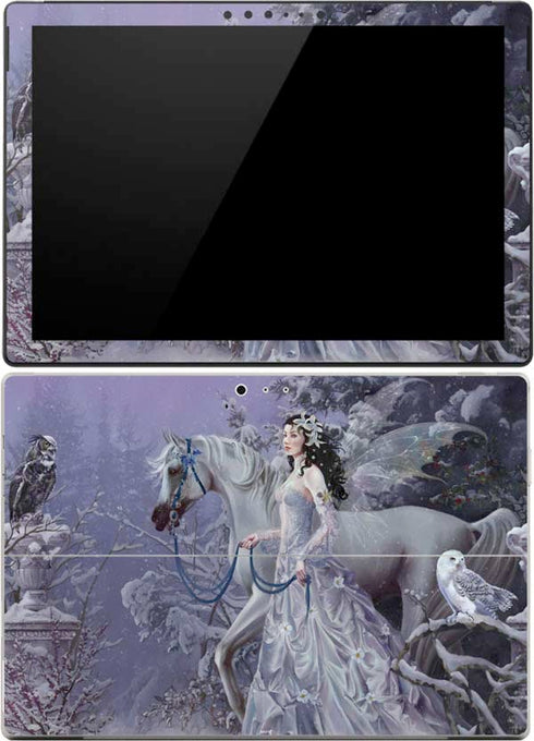 Fairy with Horse in Snow by Nene Thomas Surface Pro (2017) Skin